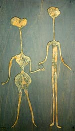 Adam und Eva - Druckstock