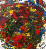 Im Kreis | Acryl auf Paper | 1998 | 32 cm x 30 cm