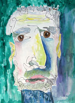 Selbstbildnis | Papier | 2008 | 36 cm x 26 cm