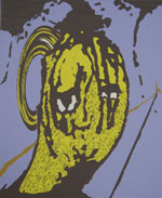 Odysseus Heimkehr als Rächer - Serie Ithaka | Leinwand | 2008 | 60 cm x 48 cm