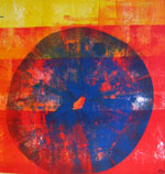 Glücksrad | Druckfarben auf Papier | 2000 | 40 cm x 38 cm