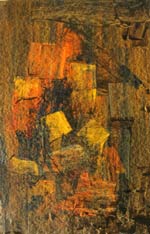 Im Steinbruch | Druckfarben auf Papier | 1996 | 42 cm x 28 cm