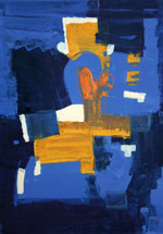 Mann mit gelbem Hut | Druckfarben auf Papier | 2001 | 60 cm x 42 cm