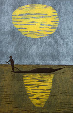 Am Jangtze | 2001 | 70 cm x 50 cm | 4-farbig