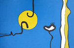 Under the moon II | auf Leinwand | 2002 | 40 cm x 60 cm | 4-farbig