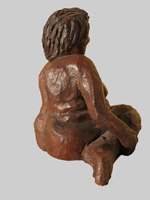 Gute Mutter Erde | Ton, fertig gefasst | 1997 | 22 cm x 22 cm x 16 cm