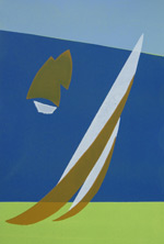 Regatta | 2001 | 50 cm x 40 cm | 5-farbig
