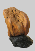 Porquerolle | Schwemmholz, Stein | 1999 | 48 cm x 36 cm x 26 cm